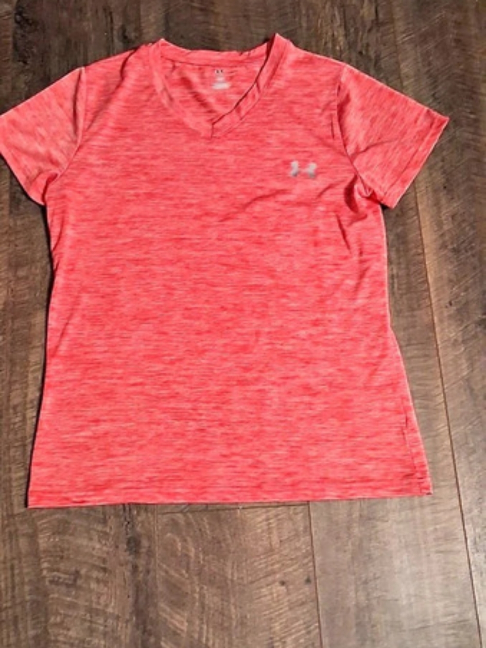 Women's Under Armour Tech Twist Short Sleeve Athletic Top in Red Size XL